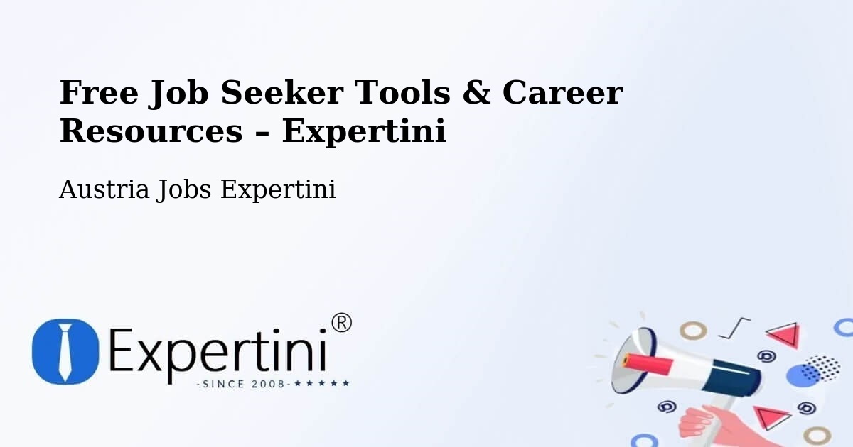 Free Job Seeker Tools & Career Resources – Röns - Röns, Austria Jobs Expertini