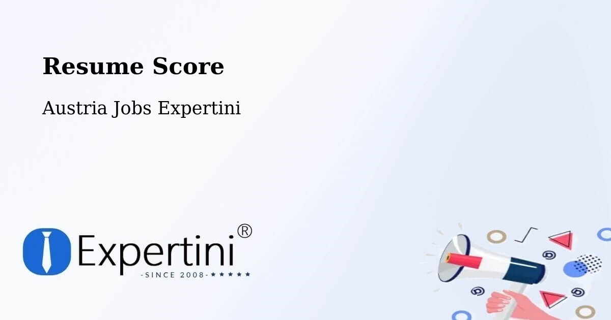 Resume Score & Job Description Match Tool – Röns - Austria Jobs Expertini